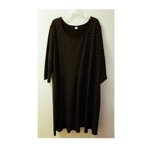Old Navy Plus Knit Polka Dot Swing Dress Size 4X